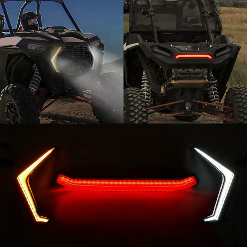 FRONT AND REAR ACCENT FANG LIGHT KIT 2019-2024 POLARIS RZR XP 4 TURBO 1000