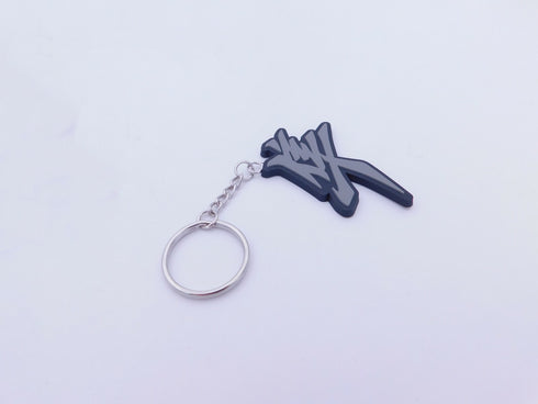 NEW OEM SUZUKI HAYABUSA KEY CHAIN SILVER BACK 990A0-19087