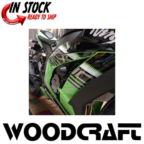 WOODCRAFT FRAME SLIDERS DOMED PUCKS KAWASAKI 2016-2022 ZX-10R ZX-10RR 50-0170-15