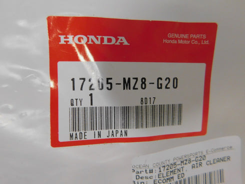 New Genuine Honda OEM Air Cleaner Filter Element 99-07 VT600 C CD VLX Shadow