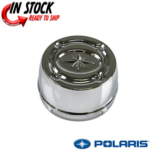 POLARIS CHROME WHEEL CENTER CAP 2007-2019 -S 1000 RZR RANGER 900 800 700 152112