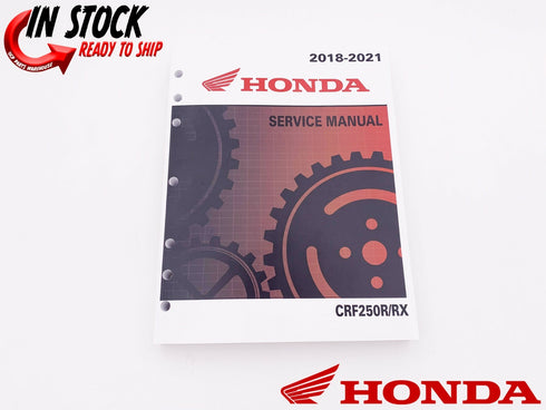 HONDA 2018 - 2021 CRF250 R/RX OEM SHOP MECHANIC SERVICE REPAIR MANUAL BOOK
