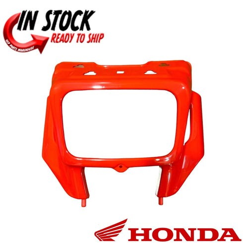 HONDA HEADLIGHT COVER CASE HOUSING 2000-2004 XR250R XR400R OEM FIGHTING RED