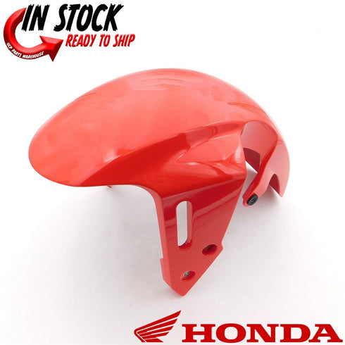 HONDA FRONT FENDER GAYETY RED 2023 2025 GROM 125 GENUINE OEM 61100-K26-G00ZB