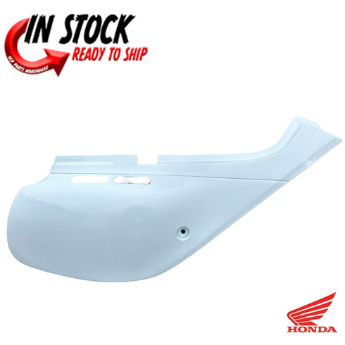HONDA RIGHT SIDE COVER NUMBER PLATE PANEL 1993-2024 XR650L OEM GENUINE WHITE