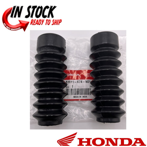 HONDA FRONT FORK BOOT COVER SET 2022-2025 NAVI NVA110B OEM GENUINE 51611-K74-N01