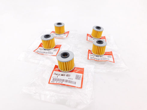 HONDA OIL FILTER 5 PACK 15412-MGS-D21 OEM NEW GENUINE