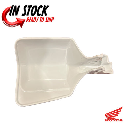 HONDA RIGHT HANDGUARD SPLASH GUARD KNUCKLE 2009-2024 XR650L (ROSS WHITE) OEM