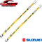 NEW OEM GENUINE SUZUKI 1.5" YELLOW PREMIUM TIE-DOWN STRAPS SET 990A0-99010-YEL