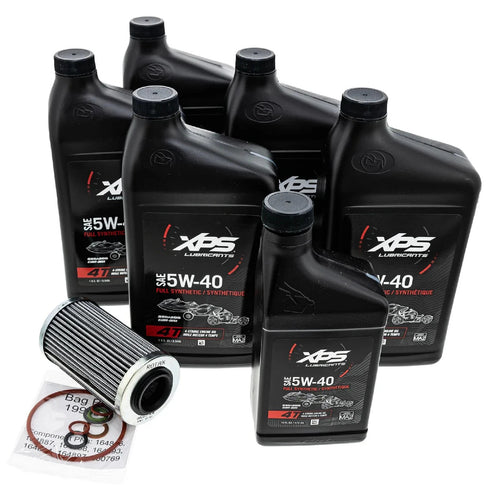 CAN AM FULL SYNTHETIC OIL CHANGE KIT 5W-40 SPYDER ROTAX 1330 ENGINE 9779484 OEM