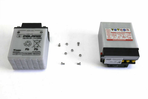 Polaris Battery, 195 Cold Crank Amps, Genuine OEM Part 4140006, Qty 1