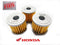 2002-2019 Honda CRF 150R 250 R X 450R OEM Oil Filter 15412-MEN-671 (3 Pack)