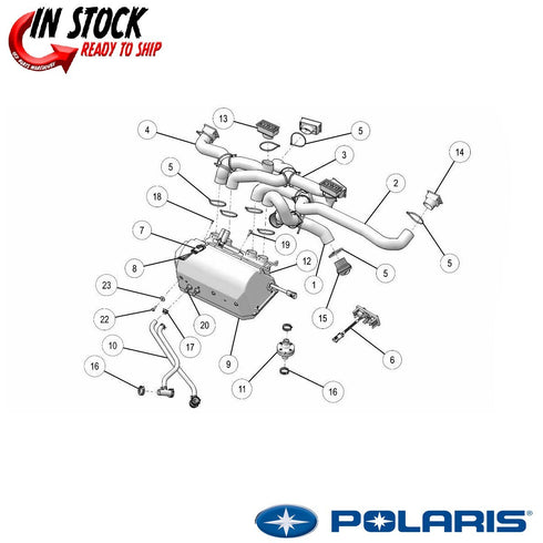 Polaris Heater & Defrost Kit 2016-2023 OE Genuine General 1000/4 XP4 XP 2881316