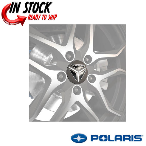 POLARIS SLINGSHOT WHEEL CAPS - MATTE BLACK - GENUINE OEM NEW 2884819-458 3 Pack