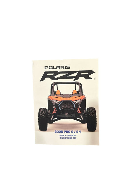 POLARIS SERVICE REPAIR MANUAL BOOK 2025 RZR PRO S / S4 GENUINE OEM