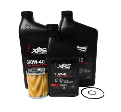 CAN-AM Full Synthetic Oil Change Kit 0W40 23-2025 Defender Maverick OEM 9779481
