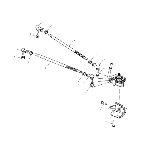 Polaris Rod Shift Linkage Low Range 5020824 New OEM Sportsman Worker - See Notes