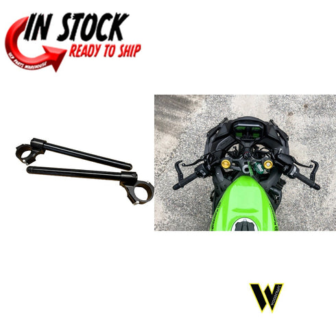 WOODCRAFT RACING CLIPON KIT ASSEMBLY 45MM W/BARS KAWASAKI 23-25 ZX-4RR 12-1137