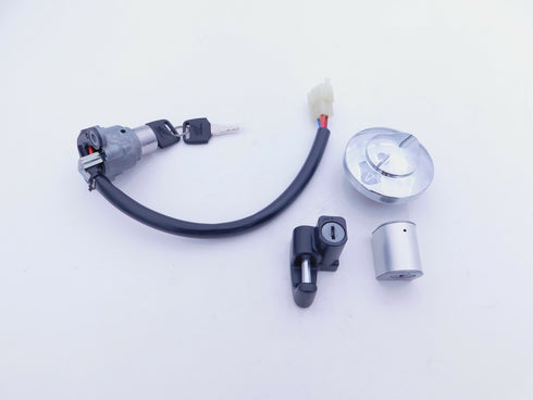 HONDA IGNITION SWITCH / KEYS FUEL CAP LOCK SET 2005-2009 HONDA VTX1300 OEM