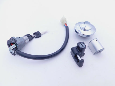 HONDA IGNITION SWITCH / KEYS FUEL CAP LOCK SET 2005-2009 HONDA VTX1300 OEM