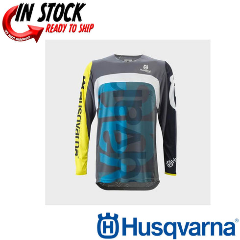 2022 HUSQVARNA JERSEY RAILED PRO SHIRT MOTOCROSS OFFROAD TURQUOISE - PICK SIZE