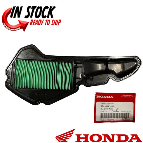 HONDA AIR FILTER ASSY 2021-2023 ADV150A ADV 150 SCOOTER 17210-K97-T00 OEM NEW