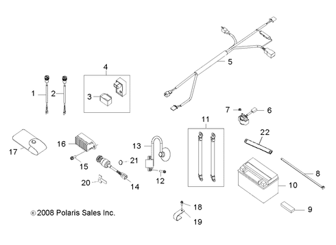 Polaris Asm. Switch Main 0454336 New OEM 2009 - 2014 RZR170