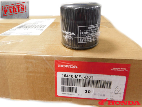 New Genuine Honda OEM Authentic Oil Filter & Seal Cartridge 30 Pack