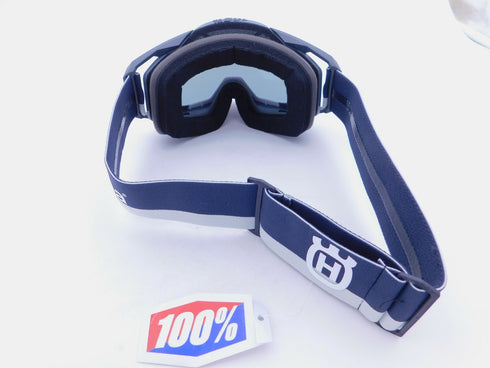 HUSQVARNA 100% RACECRAFT MX MOTOCROSS GOGGLE - GENUINE OEM NEW