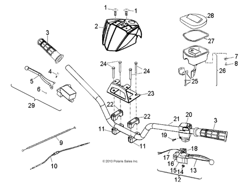 POLARIS 2011-2021 PHOENIX BRACKET THROTTLE LIMITER 0454827 NEW OEM