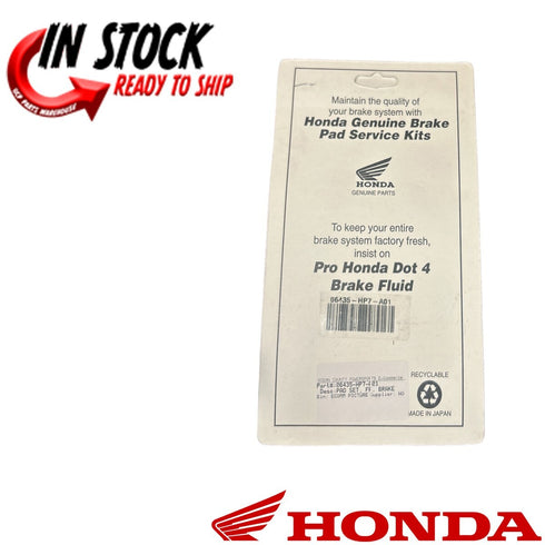 HONDA FRONT BRAKE PADS TRX420 TRX500 RANCHER FOREMAN RUBICON 06435-HP7-A01 OEM