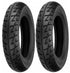 (2) New Shinko 3.50-10 SR009 Scooter Tires For Honda Elite & Yamaha Vino / Riva