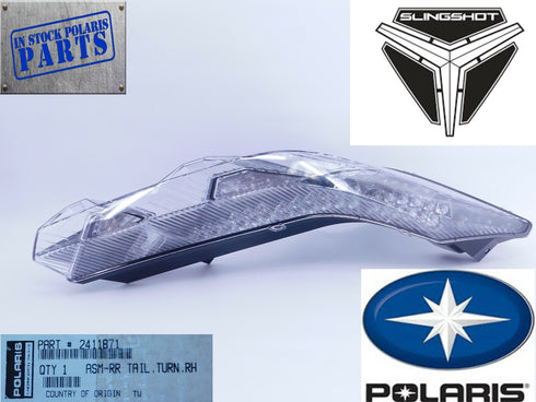 2015-2019 POLARIS SLINGSHOT RIGHT HAND REAR TAIL LIGHT 2411871