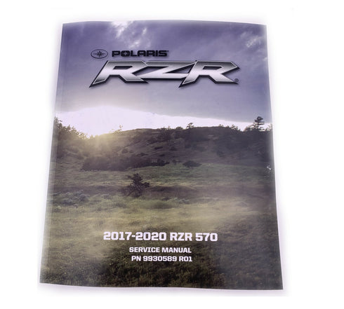 2017 - 2020 Polaris RZR 570 Genuine OEM Service Manual Repair Book