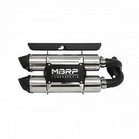Polaris RS1 Dual Muffler Exhaust Pipe MBRP PowerTech 4 2018-2019