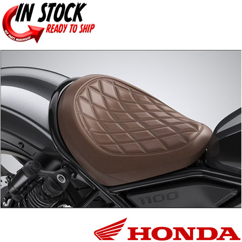 NEW OEM HONDA 2021-2024 REBEL 1100 CUSTOM RIDER SEAT (BROWN) 08R75-MLA-A00ZA