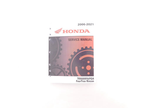 HONDA SERVICE MANUAL REPAIR BOOK 2006-2021 RINCON 680 FA/FGA OEM AUTHENTIC NEW