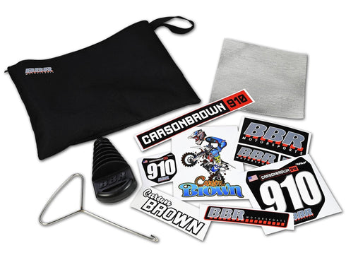 BBR D3 FULL EXHAUST 1985-2023 XR80/CRF80/XR100/CRF100 240-HXR-1031 AL-SS-CF