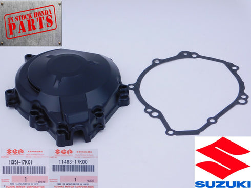NEW OEM SUZUKI 2017-2024 GSXR1000 LEFT STATOR MAGNETO GENERATOR COVER & GASKET