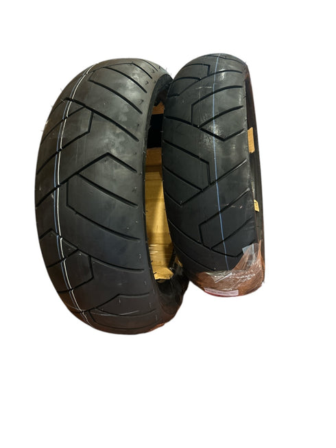 HONDA VEE RUBBER FRONT AND REAR TIRES 120/70/12 AND 130/70/12 GROM OEM