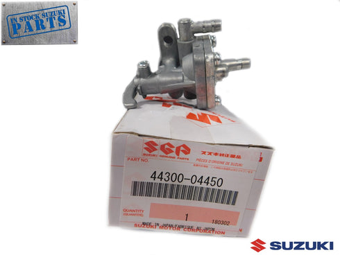 NEW OEM FUEL PETCOCK VALVE 1984 - 1987 SUZUKI LT50 LT 50 QUADRUNNER 44300-04450
