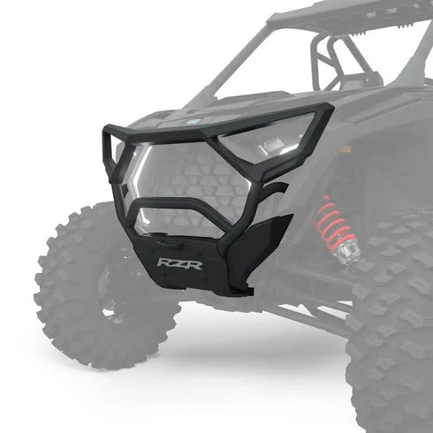 POLARIS FRONT HIGH COVERAGE BUMPER MATTE BLACK 2025 RZR PRO XP OEM 2890388-458