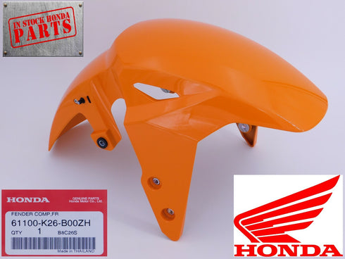 HONDA GROM 125 HALLOWEEN ORANGE FRONT FENDER 2019 2020 61100-K26-B00ZH OEM