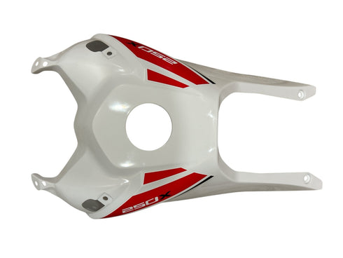 HONDA FRONT CENTER GAS TANK FUEL TANK COVER FENDER 2006-2024 TRX250X EX OEM WHT