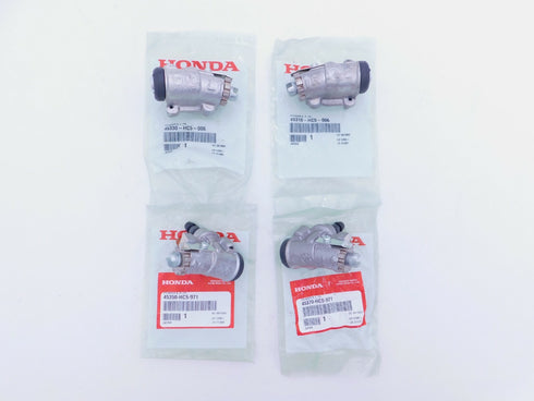 HONDA FRONT BRAKE WHEEL CYLINDERS KIT (ALL 4) TRX350 RANCHER / FOURTRAX 300 OEM