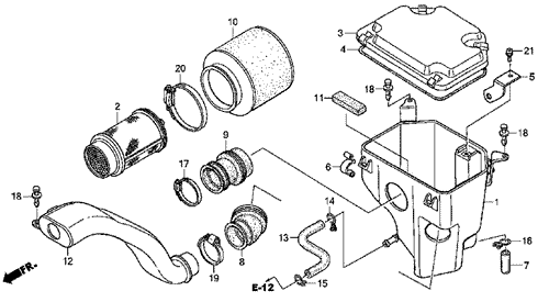 HONDA 250 RECON TRX250EX TRX250X TRX 250 AIR BOX TO CARBURETOR CARB BOOT 97-2020