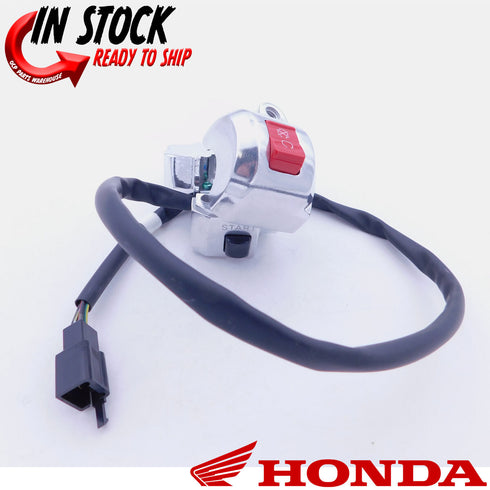 2003-2025 HONDA RUCKUS STARTER STOP SWITCH ASSEMBLY WITH BRAKE LEVER MOUNT OEM