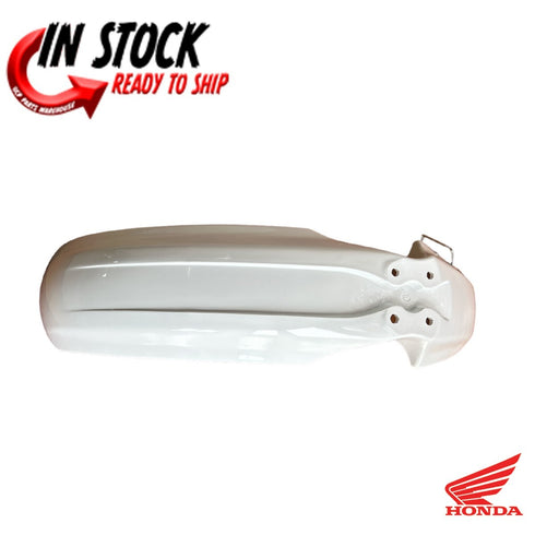 HONDA GENUINE FRONT FENDER 1993-2024 XR650 L OEM ROSS WHITE MUD GUARD OEM