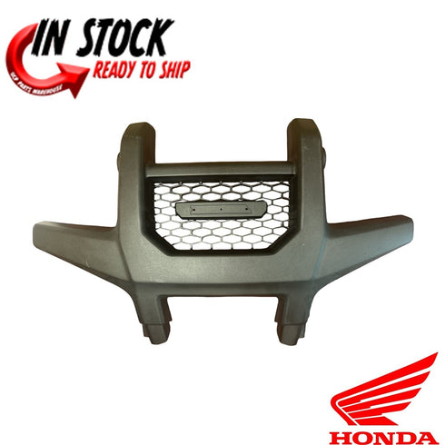 HONDA FRONT BUMPER PLASTIC GUARD (DARK GRAY) 12-2013 TRX500 FOREMAN OEM GENUINE