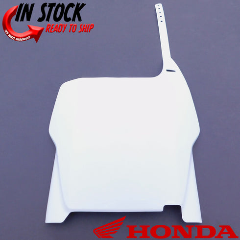 HONDA FRONT NUMBER PLATE FENDER 04-07 CR125 CR250 CRF250 R CRF450 R OEM NEW